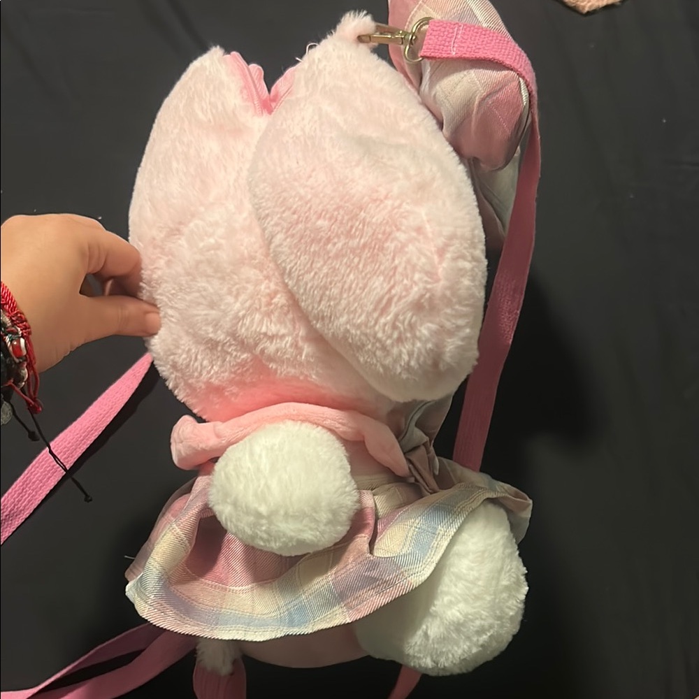 My Melody Pink Plush Backpack - Picture 5 of 8